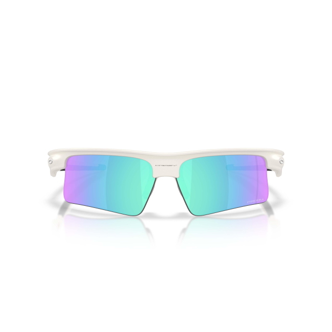 Oakley OO 9534 BISPHAERA SPEED col. 04 è un occhiale da sole in acetato bianco satinato e calibro 68.