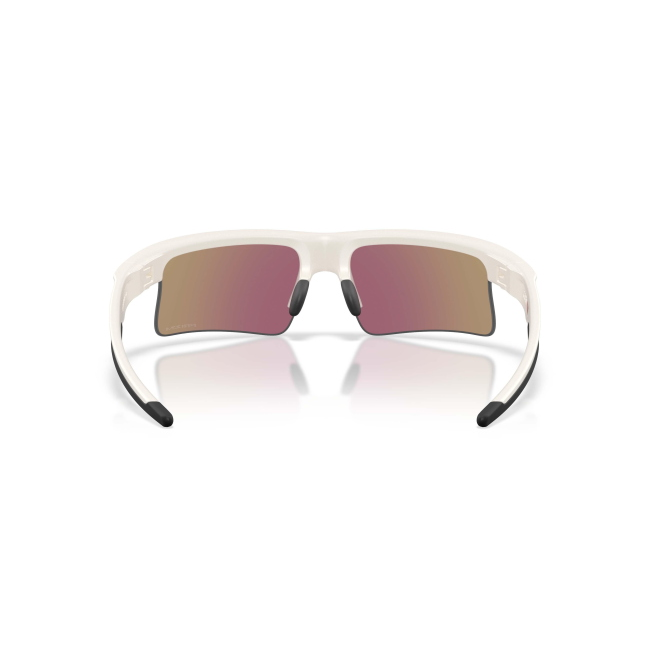 Oakley OO 9534 BISPHAERA SPEED col. 04 è un occhiale da sole in acetato bianco satinato e calibro 68.