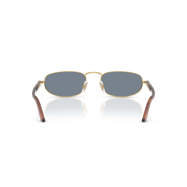 Persol PO 1028S Col.1132/56 Cal.56: occhiale da sole, calibro 56, colore 1132/56. Materiale/finitura metallo oro e celluloide marrone tartarugato, colore principale oro, lenti azzurro.