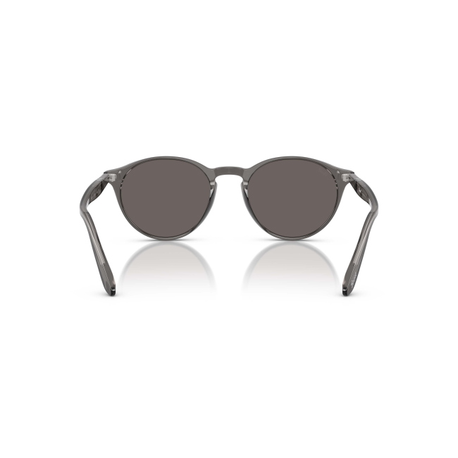 Persol PO 3092SM Col.1196/B1 Cal.50: occhiale da sole, calibro 50, colore 1196/B1. Materiale/finitura celluloide grigia trasparente, colore principale grigio, lenti grigio scuro.