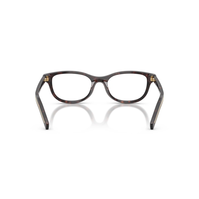 Prada VPR D01-U Col.17N-1O1 Cal.52: occhiale da vista, calibro 52, colore 17N-1O1. Materiale/finitura celluloide marrone tartarugato scuro, colore principale marroni.
