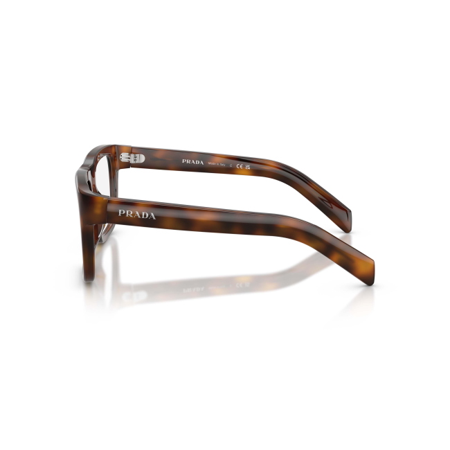 Prada VPR D02 col. 20D-1O1 combina acetato MARRONE TARTARUGATO con una forma Rettangolare. Calibro 54, per un risultato moderno e portabile.