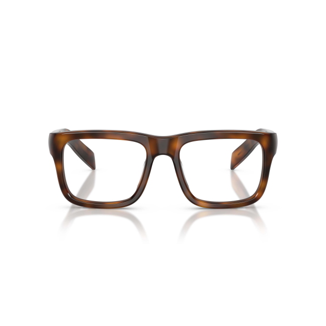 Prada VPR D02 col. 20D-1O1 combina acetato MARRONE TARTARUGATO con una forma Rettangolare. Calibro 54, per un risultato moderno e portabile.
