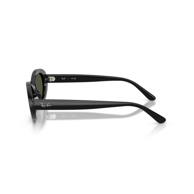 Ray-Ban RB 2223 Col.901/31 Cal.54: occhiale da sole, calibro 54, colore 901/31. Materiale/finitura celluloide nero lucido, colore principale nero, lenti grigio verde g15.