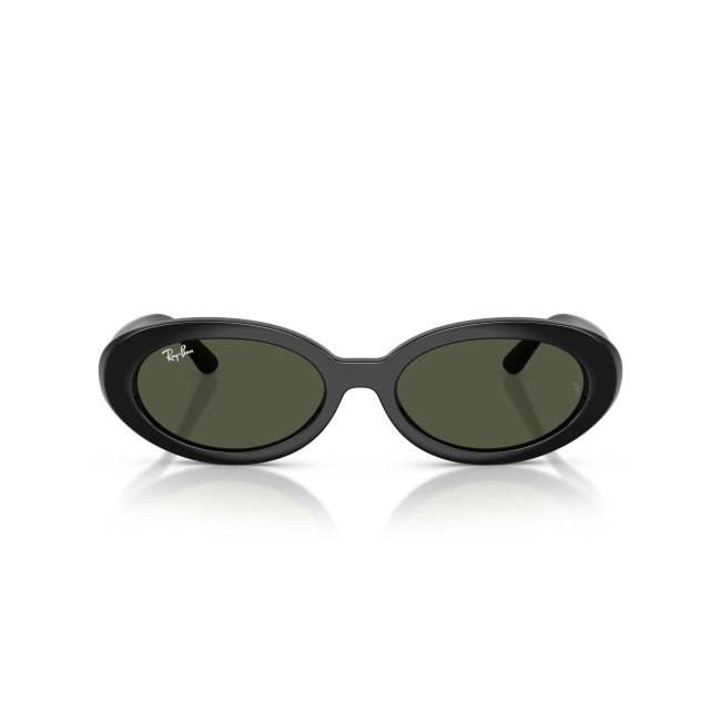 Ray-Ban RB 2223 Col.901/31 Cal.54: occhiale da sole, calibro 54, colore 901/31. Materiale/finitura celluloide nero lucido, colore principale nero, lenti grigio verde g15.