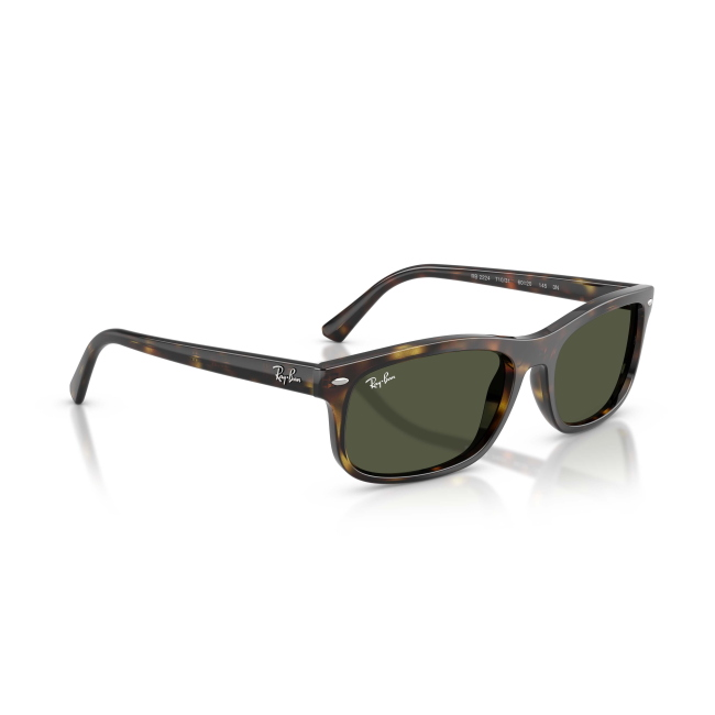 Ray-Ban RB 2224 col. 710/31 è un occhiale da sole in acetato marrone tartarugato e calibro 57.