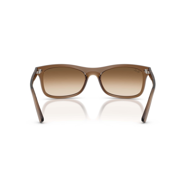 Ray-Ban RB 2226 col. 664051 è un occhiale da sole in acetato marrone chiaro trasparente e calibro 54.