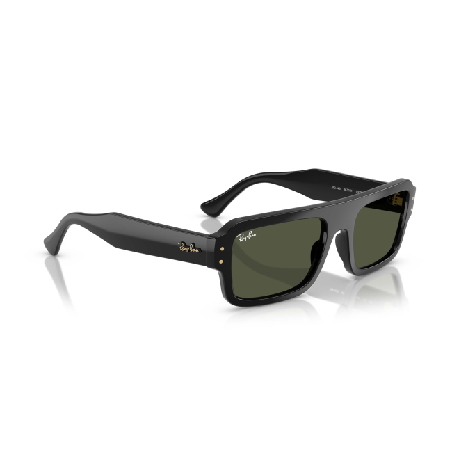 Ray-Ban RB 4454 FLACKO col. 6677/31 è un occhiale da sole in acetato nero lucido e calibro 56.