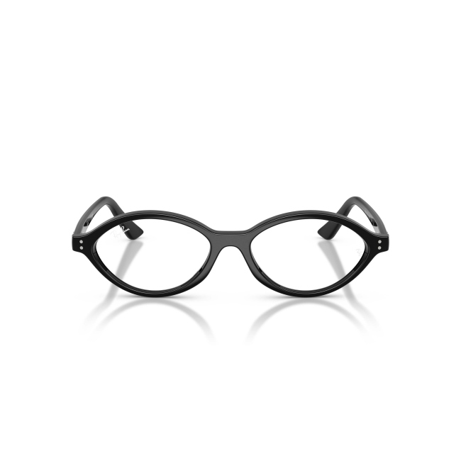 Ray-Ban RB 7265 Col.8260 Cal.52: occhiale da vista, calibro 52, colore 8260. Materiale/finitura celluloide nero lucido, colore principale nero.