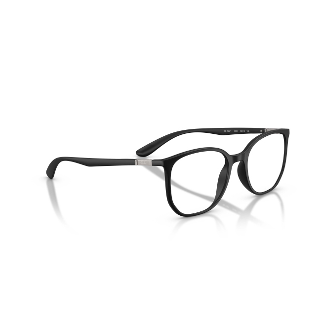 Ray-Ban RX 7397 Col.5204 Cal.50: occhiale da vista, calibro 50, colore 5204. Materiale/finitura celluloide nero satinato, colore principale nero.