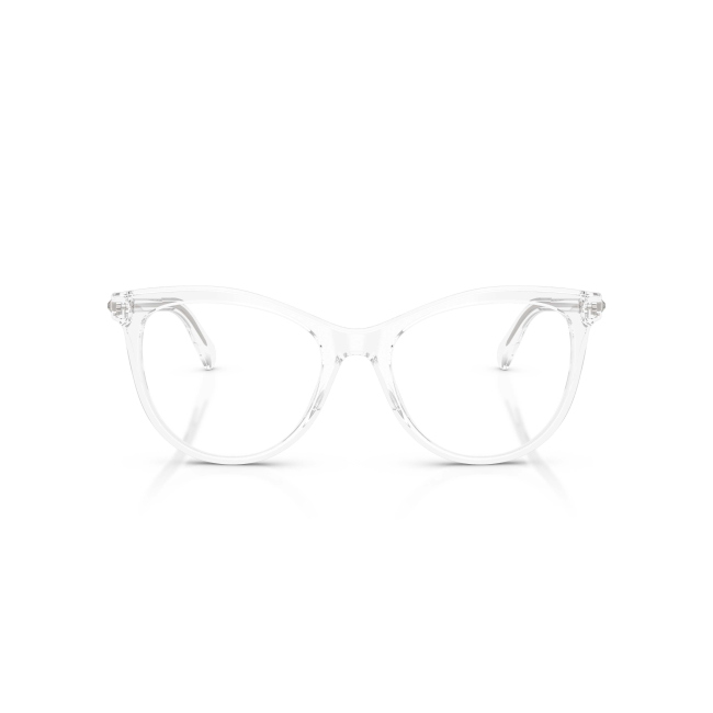 Swarovski SK 2064 col. 1027 propone un montatura da vista dalla forma Rotonda in acetato TRASPARENTE, calibro 51. Le proporzioni mantengono un equilibrio pulito e contemporaneo.