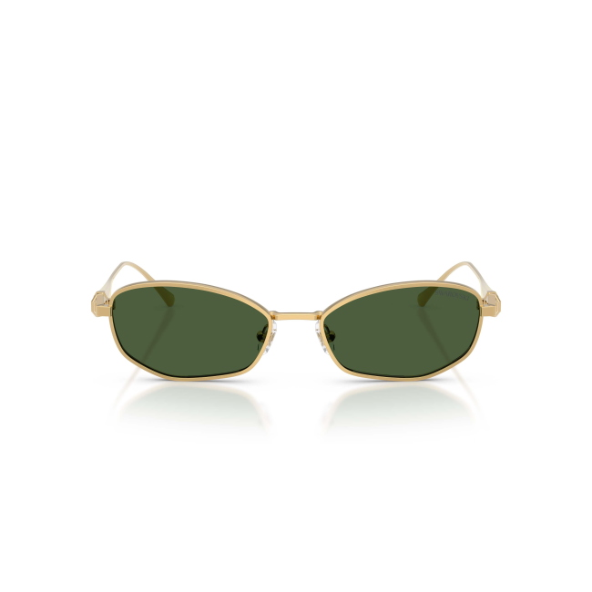 Swarovski SK 7042 col. 4004/71 è un occhiale da sole da donna in metallo oro, dalla forma pillow e calibro 55.