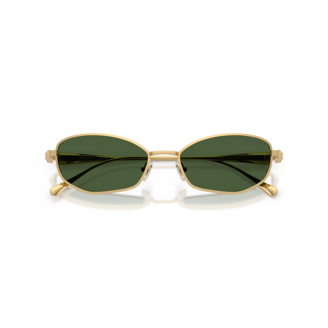 Swarovski SK 7042 col. 4004/71 è un occhiale da sole da donna in metallo oro, dalla forma pillow e calibro 55.