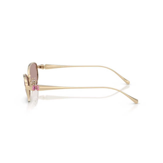 Swarovski SK 7042 col. 4013/7N è un occhiale da sole da donna in metallo oro pallido, dalla forma pillow e calibro 55.