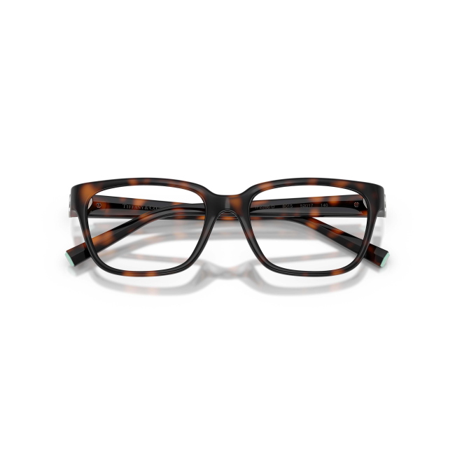 Tiffany & Co. TF 2286D Col.8015 Cal.52: occhiale da vista, calibro 52, colore 8015. Materiale/finitura celluloide marrone tartarugato, colore principale marroni.