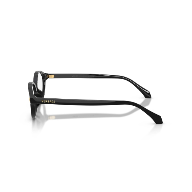 Versace VE 3393D Col.GB1 Cal.53: occhiale da vista, calibro 53, colore GB1. Materiale/finitura celluloide nero lucido, colore principale nero.