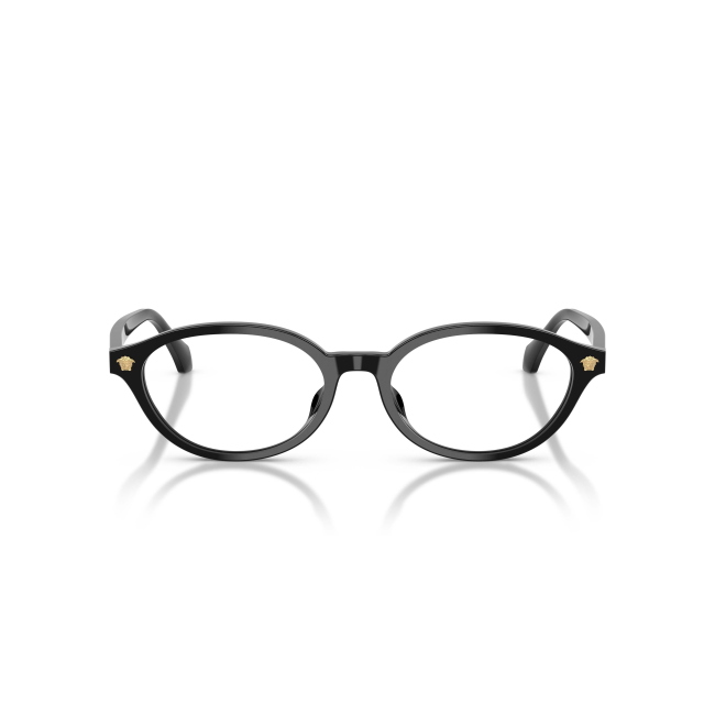Versace VE 3393D Col.GB1 Cal.53: occhiale da vista, calibro 53, colore GB1. Materiale/finitura celluloide nero lucido, colore principale nero.