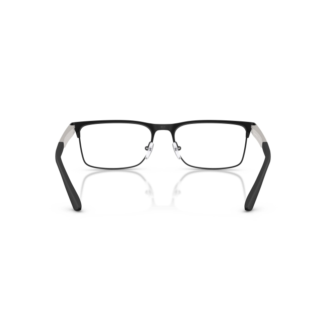 Emporio Armani EA 1183 Col.3431 Cal.56: occhiale da vista, calibro 56, colore 3431. Materiale/finitura metallo nero satinato, colore principale nero.
