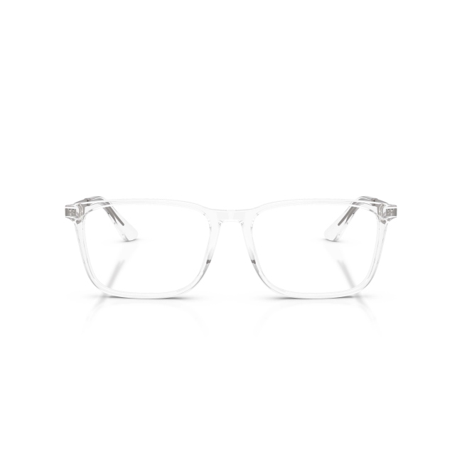 Giorgio Armani AR 7249 col. 6344 è una montatura da vista in acetato trasparente, metallo canna di fucile satinato e calibro 57.