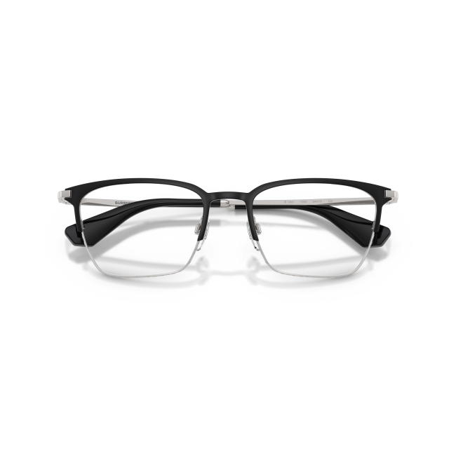 Burberry BE 1401 col. 1005 è una montatura da vista in metallo nero e argento e calibro 54.
