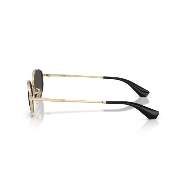 Burberry BE 3169 Col.1109/87 Cal.55: occhiale da sole, calibro 55, colore 1109/87. Materiale/finitura metallo oro, colore principale oro, lenti grigio scuro.