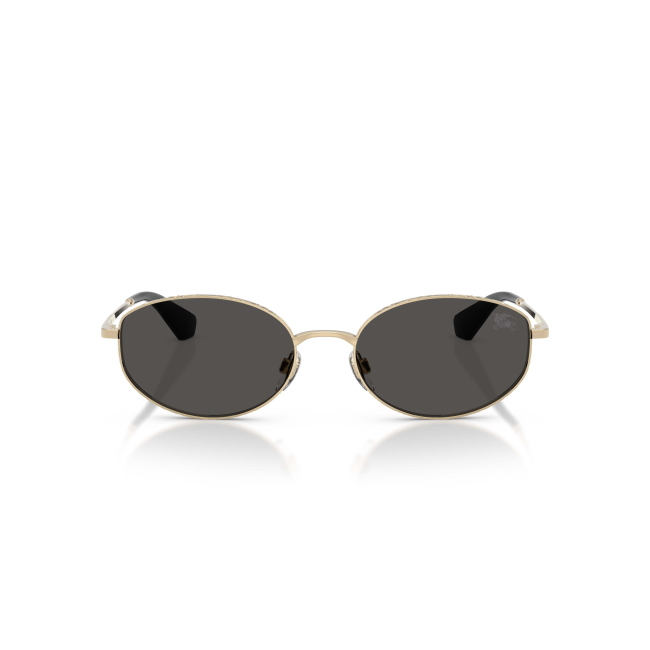Burberry BE 3169 Col.1109/87 Cal.55: occhiale da sole, calibro 55, colore 1109/87. Materiale/finitura metallo oro, colore principale oro, lenti grigio scuro.