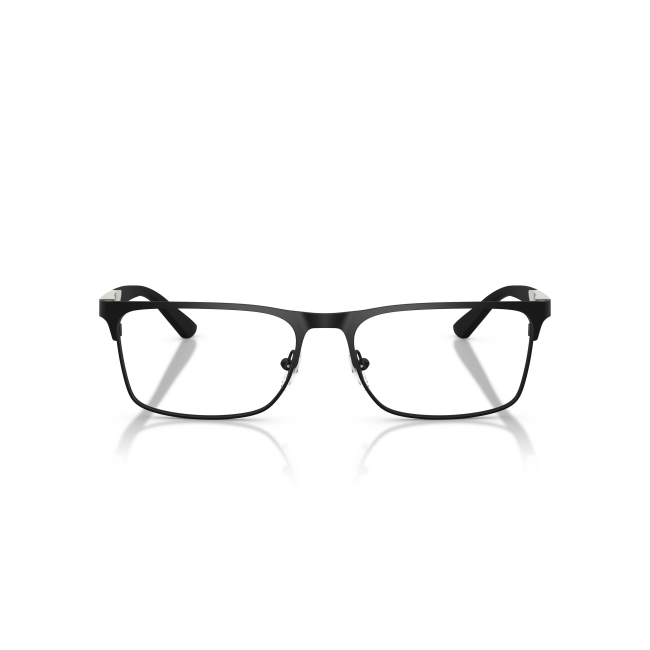Emporio Armani EA 1183 col. 3433 è una montatura da vista in metallo nero satinato e calibro 56.
