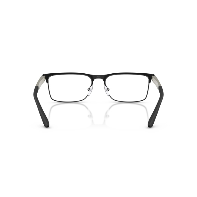 Emporio Armani EA 1183 col. 3433 è una montatura da vista in metallo nero satinato e calibro 56.