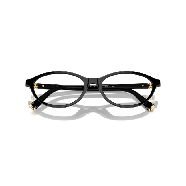 Miu Miu VMU 09X col. 16K-1O1 è una montatura da vista in acetato nero lucido e calibro 53.