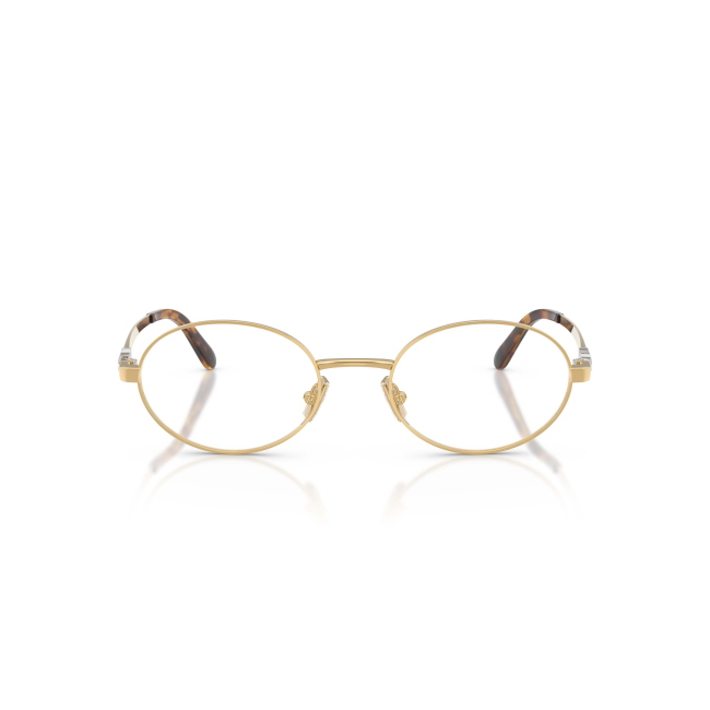 Miu Miu VMU 50Z Col.5AK-1O1 Cal.50: occhiale da vista, calibro 50, colore 5AK-1O1. Materiale/finitura metallo oro, colore principale oro.