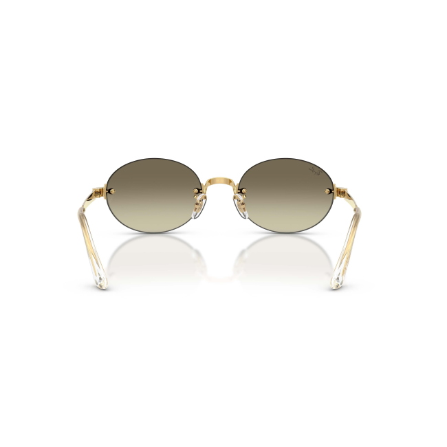 Ray-Ban RB 3929 A$AP ROCKY Col.001/7I Cal.54: occhiale da sole, calibro 54, colore 001/7I. Materiale/finitura metallo oro, colore principale oro, lenti marrone sfumato oro a specchio.