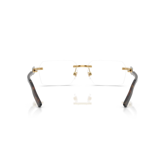 Dolce & Gabbana DG 1361 col. 02 è una montatura da vista da uomo in metallo oro, dalla forma rettangolare e calibro 60.