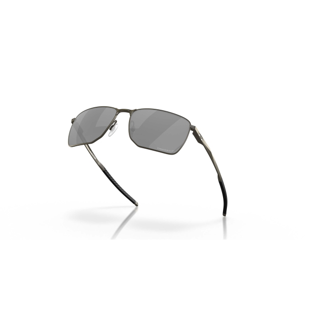 Oakley OO 4142 EJECTOR col. 03: occhiale da sole in METALLO CARBONIO con lenti PRIZM BLACK POLARIZED, calibro 58. Una variante curata nei dettagli e nelle proporzioni.