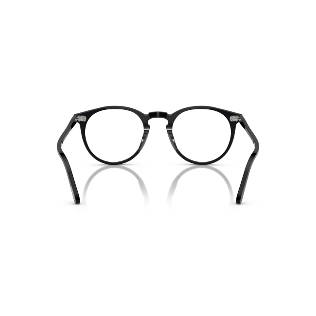 Oliver Peoples OV 5183 O'MALLEY col. 1005L è una montatura da vista da uomo in acetato nero lucido, dalla forma pantos e calibro 47.