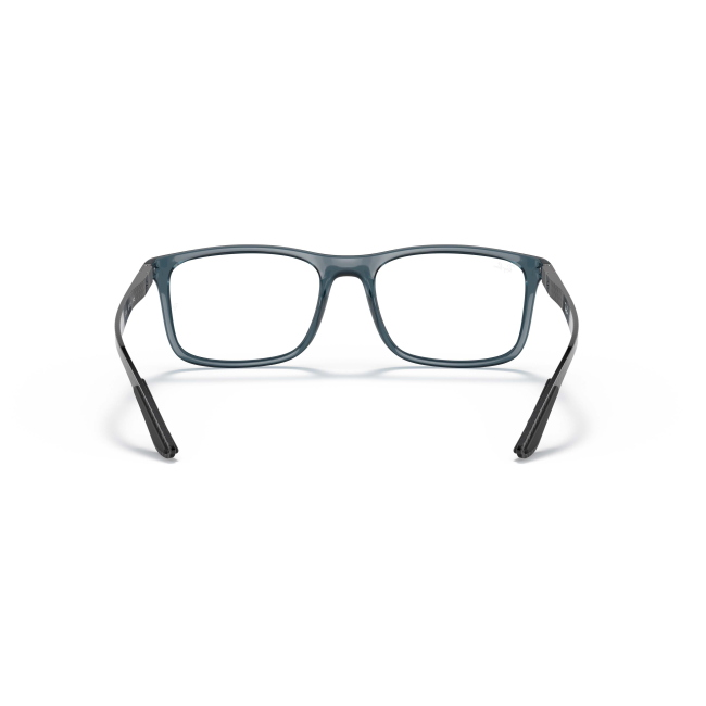 Ray-Ban RB 8908 Col.5719 Cal.55: occhiale da vista, calibro 55, colore 5719. Materiale/finitura celluloide blu trasparente, colore principale blu.