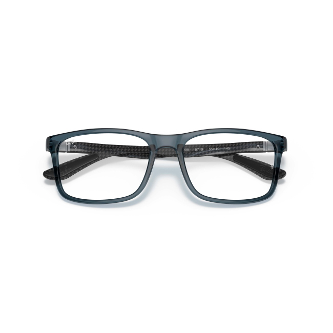 Ray-Ban RB 8908 Col.5719 Cal.55: occhiale da vista, calibro 55, colore 5719. Materiale/finitura celluloide blu trasparente, colore principale blu.