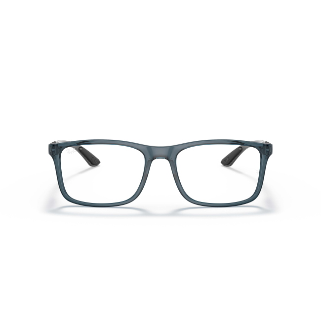 Ray-Ban RB 8908 Col.5719 Cal.55: occhiale da vista, calibro 55, colore 5719. Materiale/finitura celluloide blu trasparente, colore principale blu.