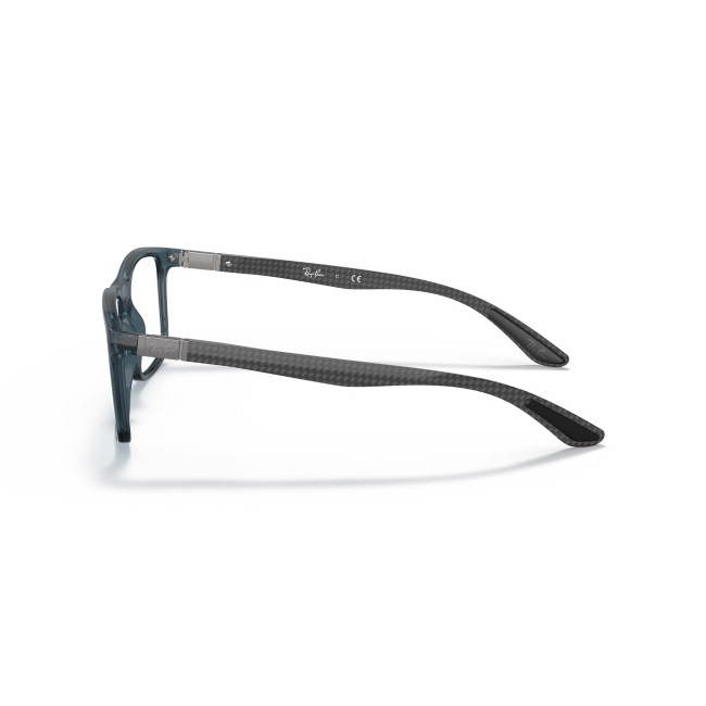 Ray-Ban RB 8908 Col.5719 Cal.55: occhiale da vista, calibro 55, colore 5719. Materiale/finitura celluloide blu trasparente, colore principale blu.