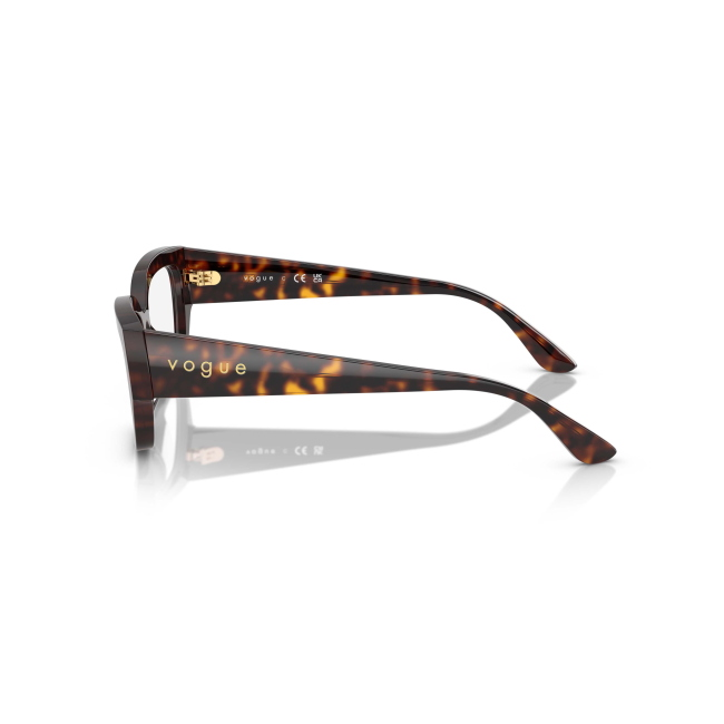 Vogue VO 5639U col. W656 è una montatura da vista in acetato marrone tartarugato e calibro 54.
