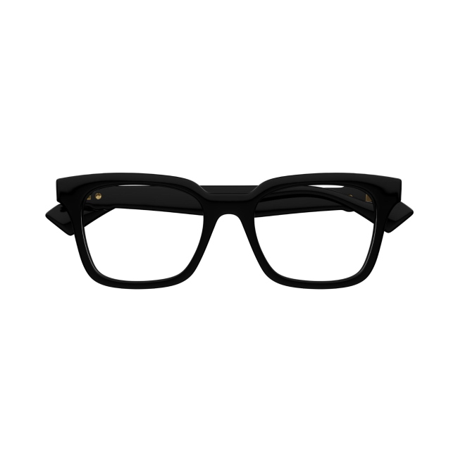 Gucci GG 1728 O Col.001 Cal.51: occhiale da vista, calibro 51, colore 001. Materiale/finitura celluloide nero lucido, colore principale nero.