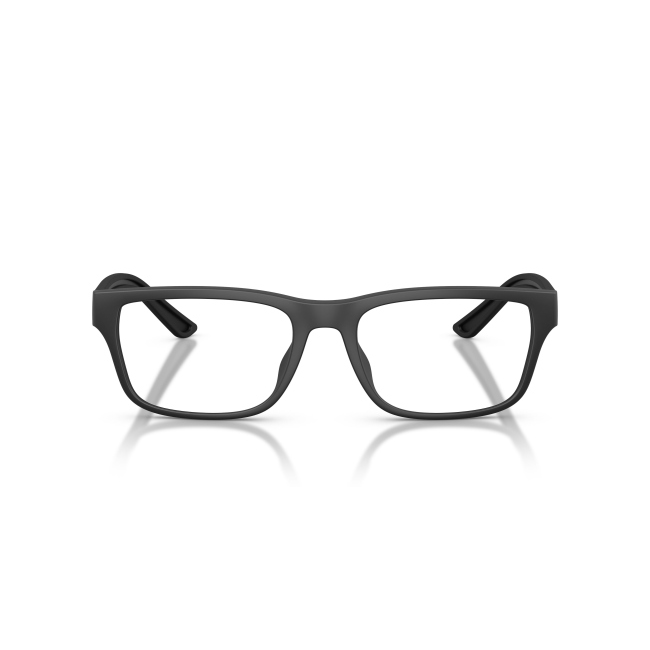 Emporio Armani EA 3276U col. 5001 è una montatura da vista in acetato nero gommato e calibro 56.