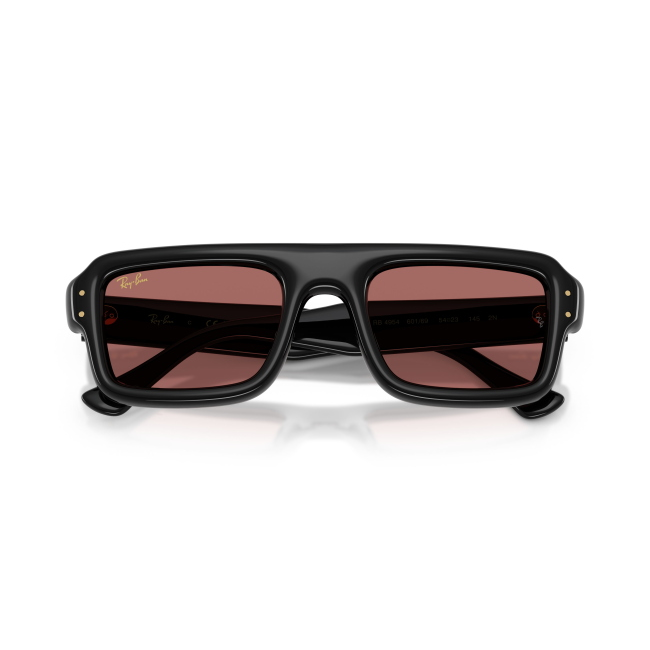 Ray-Ban RB 4954 A$AP ROCKY col. 601/69 è un occhiale da sole in acetato nero lucido e calibro 52.