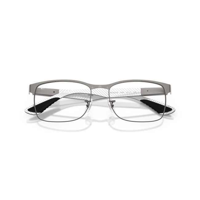 Ray-Ban Ferrari RB 8425M col. F099 è una montatura da vista in metallo grigio opaco/canna di fucile e calibro 55.