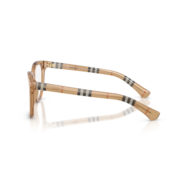 Burberry BE 2439 Col.4164 Cal.52: occhiale da vista, calibro 52, colore 4164. Materiale/finitura celluloide beige trasparente, colore principale beige.