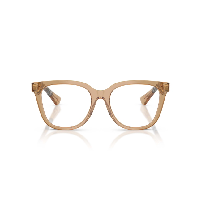 Burberry BE 2439 Col.4164 Cal.52: occhiale da vista, calibro 52, colore 4164. Materiale/finitura celluloide beige trasparente, colore principale beige.