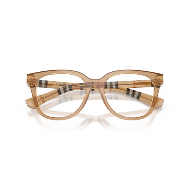 Burberry BE 2439 Col.4164 Cal.52: occhiale da vista, calibro 52, colore 4164. Materiale/finitura celluloide beige trasparente, colore principale beige.