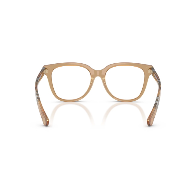 Burberry BE 2439 Col.4164 Cal.52: occhiale da vista, calibro 52, colore 4164. Materiale/finitura celluloide beige trasparente, colore principale beige.