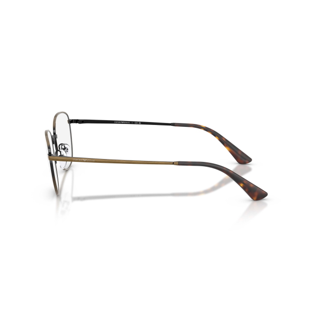 Emporio Armani EA 1191 col. 3446 è una montatura da vista da uomo in metallo nero satinato, dalla forma rotonda e calibro 51.