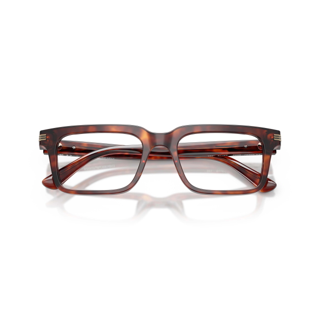 Emporio Armani EA 3293U Col.6034 Cal.53: occhiale da vista, calibro 53, colore 6034. Materiale/finitura celluloide tartarugato rosso, colore principale rosso.