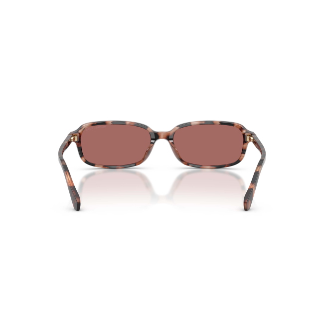 MICHAEL KORS MK 2288U AGRA col. 327769 è un occhiale da sole da donna in acetato tartarugato rosa, dalla forma rettangolare e calibro 56.